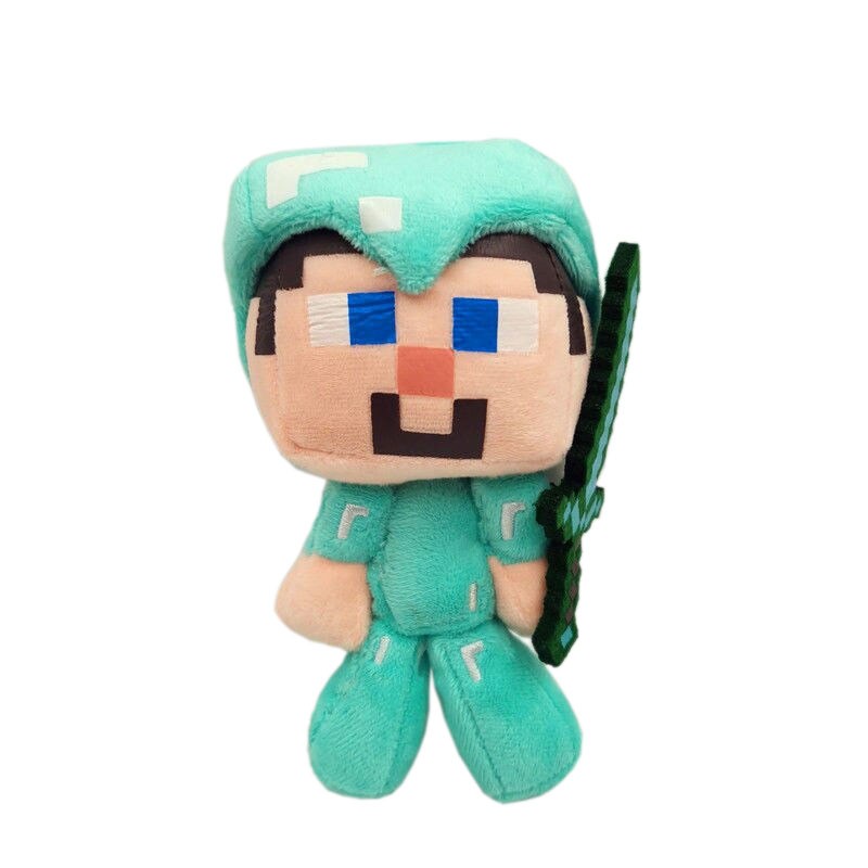 Peluche Armure Diamant 16cm Boutique Minecraft