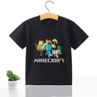 T-shirt Minecraft Enfant noir