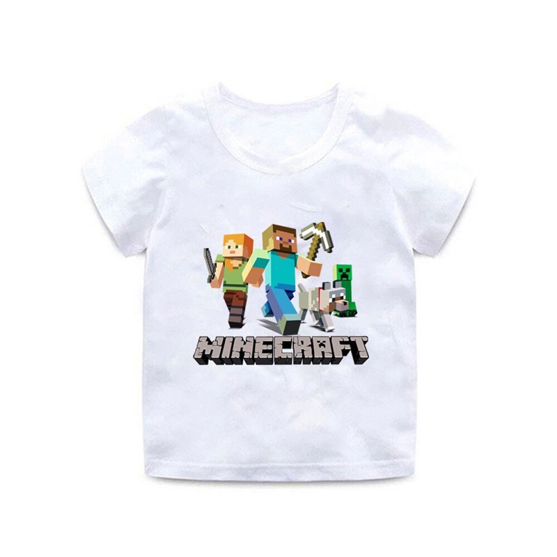 Tee shirt minecraft discount enfant