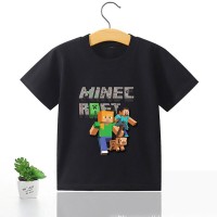 T-shirt Minecraft Enfant Héros noir