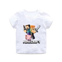 T-shirt Minecraft Enfant Combat