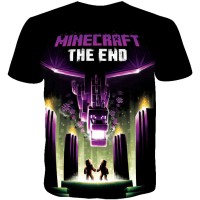 T-shirt Minecraft The End dos