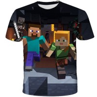 T-shirt Minecraft Steve & Alex