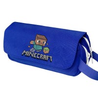 Trousse Minecraft bleue