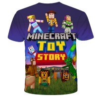 T-shirt Minecraft Toy Story dos