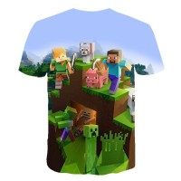 T-shirt Minecraft Aventure dos