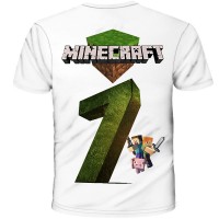 T-shirt Minecraft 7 dos