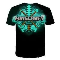 T-shirt Minecraft Logo dos