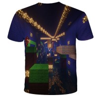 T-shirt Minecraft Pierre Lumineuse dos