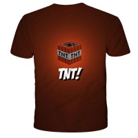 T-shirt Minecraft TNT dos