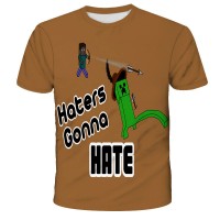 T-shirt Minecraft Haters Gonna Hate