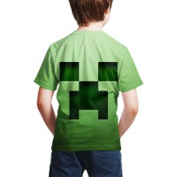 T-shirt Minecraft Creeper dos