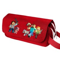 Trousse Minecraft Personnages rouge