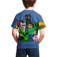 T-shirt Minecraft Mobs dos