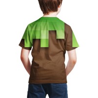 T-shirt Minecraft Pixels dos