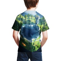 T-shirt Minecraft Terre dos