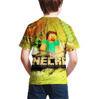 T-shirt Minecraft Jeu dos