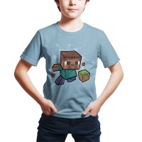 T-shirt Minecraft Joueur Bloc