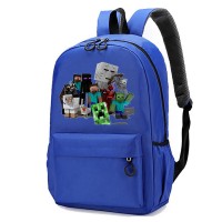 Sac Minecraft Personnages bleu