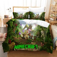 Housse Couette Minecraft Jungle