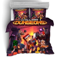 Housse Couette Minecraft Dungeons