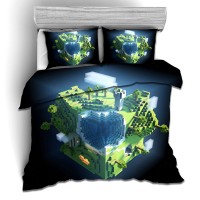 Housse Couette Minecraft World