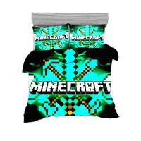 Housse Couette Minecraft Logo